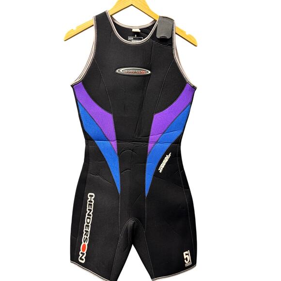 Henderson Wetsuit Womens 8 Titanium Hyperstretch 5 mm Sleeeveless Shorty - Picture 1 of 8
